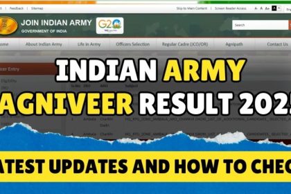 Indian Army Agniveer result 2025