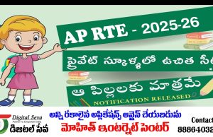 ప్రైవేట్ పాఠశాలల్లో ఉచిత ప్రవేశాలు.. మిగులు సీట్లకు ధరఖాస్తులు ఆహ్వానం.. free seats in private Schools