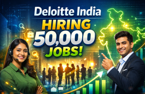 Deloitte 50,000 Jobs 2026: Freshers Eligibility, Salary, Apply Process (Telugu) Deloitte India Hiring 50,000 jobs