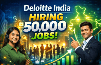 Deloitte 50,000 Jobs 2026: Freshers Eligibility, Salary, Apply Process (Telugu) Deloitte India Hiring 50,000 jobs